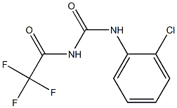 N-(2-chlorophenyl)-N'-(trifluoroacetyl)urea Struktur