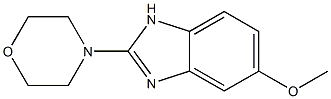 methyl 2-(4-morpholinyl)-1H-benzimidazol-5-yl ether Struktur