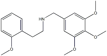 2-(2-methoxyphenyl)-N-(3,4,5-trimethoxybenzyl)ethanamine Struktur