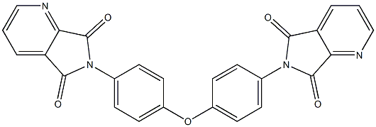 6-{4-[4-(5,7-dioxo-5,7-dihydro-6H-pyrrolo[3,4-b]pyridin-6-yl)phenoxy]phenyl}-5H-pyrrolo[3,4-b]pyridine-5,7(6H)-dione Struktur