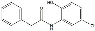 N-(5-chloro-2-hydroxyphenyl)-2-phenylacetamide Struktur