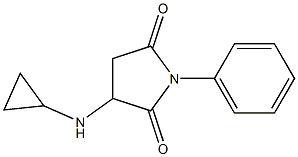 3-(cyclopropylamino)-1-phenyl-2,5-pyrrolidinedione Struktur