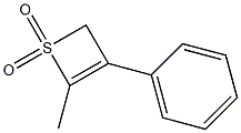 4-methyl-3-phenyl-2H-thiete 1,1-dioxide Struktur