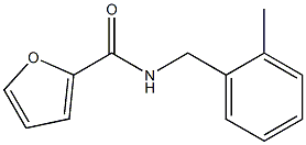 N-(2-methylbenzyl)-2-furamide Struktur