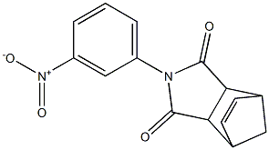 4-{3-nitrophenyl}-4-azatricyclo[5.2.1.0~2,6~]dec-8-ene-3,5-dione Struktur