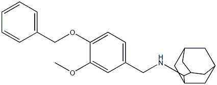 N-(2-adamantyl)-N-[4-(benzyloxy)-3-methoxybenzyl]amine Struktur