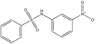 N-{3-nitrophenyl}benzenesulfonamide Struktur