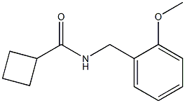 N-(2-methoxybenzyl)cyclobutanecarboxamide Struktur