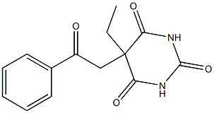 5-ethyl-5-(2-oxo-2-phenylethyl)-2,4,6(1H,3H,5H)-pyrimidinetrione Struktur