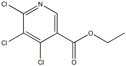 ethyl 4,5,6-trichloronicotinate Struktur