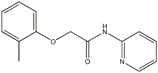 2-(2-methylphenoxy)-N-(2-pyridinyl)acetamide Struktur