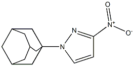 1-(1-adamantyl)-3-nitro-1H-pyrazole Struktur