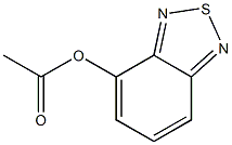 4-(acetyloxy)-2,1,3-benzothiadiazole Struktur