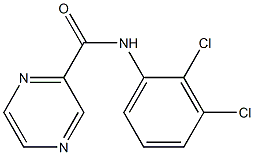 N-(2,3-dichlorophenyl)-2-pyrazinecarboxamide Struktur