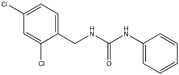 N-(2,4-dichlorobenzyl)-N'-phenylurea Struktur