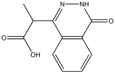 2-(4-oxo-3,4-dihydro-1-phthalazinyl)propanoic acid Struktur