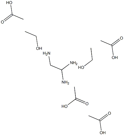 Ethylene diamine di(2-aminoethyl ether) tetraacetic acid Struktur