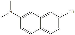 7-N,N-Dimethylamino-2-naphthol Struktur