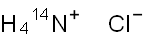 Ammonium-14N  chloride Struktur