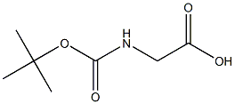 Boc-glycine  esterified  with  HycramTM-resin,  HycramTM  esterified  with  Boc-glycine Struktur