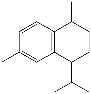 1,6-dimethyl-4-propan-2-yl-tetralin Struktur