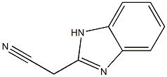 2-(1H-benzimidazol-2-yl)acetonitrile Struktur