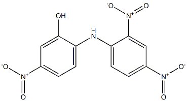 2-(2,4-dinitroanilino)-5-nitrophenol Struktur