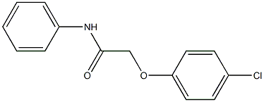 2-(4-chlorophenoxy)-N-phenylacetamide Struktur