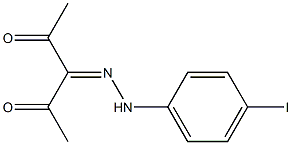 2,3,4-pentanetrione 3-[N-(4-iodophenyl)hydrazone] Struktur