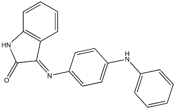 3-[(4-anilinophenyl)imino]-1H-indol-2-one Struktur