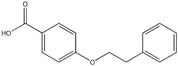 4-(phenethyloxy)benzoic acid Struktur