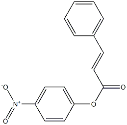 4-nitrophenyl (E)-3-phenyl-2-propenoate Struktur