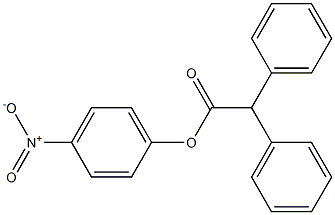 4-nitrophenyl 2,2-diphenylacetate Struktur