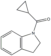 cyclopropyl(2,3-dihydro-1H-indol-1-yl)methanone Struktur