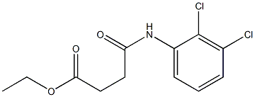 ethyl 4-(2,3-dichloroanilino)-4-oxobutanoate Struktur