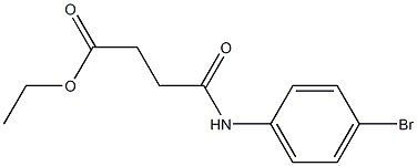 ethyl 4-(4-bromoanilino)-4-oxobutanoate Struktur