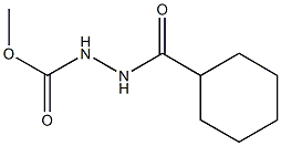 methyl 2-(cyclohexylcarbonyl)-1-hydrazinecarboxylate Struktur