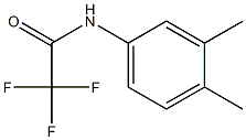 N-(3,4-dimethylphenyl)-2,2,2-trifluoroacetamide Struktur