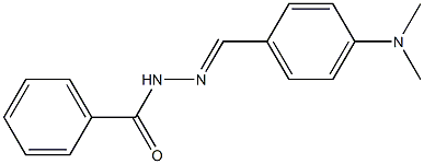 N'-{(E)-[4-(dimethylamino)phenyl]methylidene}benzohydrazide Struktur