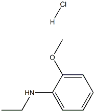 N-ethyl-N-(2-methoxyphenyl)amine hydrochloride Struktur