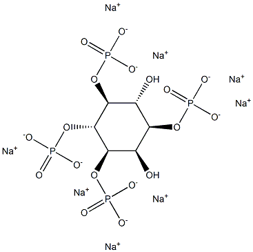 D-myo-Inositol-1,3,4,5-tetrakisphosphate, octanatrium salt Struktur