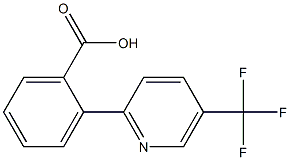 2-[5-(trifluoromethyl)-2-pyridinyl]benzenecarboxylic acid Struktur