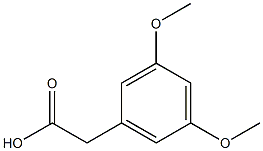 2-(3,5-dimethoxyphenyl)acetic acid Struktur