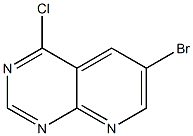 6-bromo-4-chloropyrido[2,3-d]pyrimidine Struktur