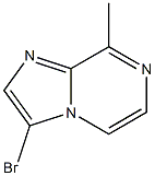 3-bromo-8-methylimidazo[1,2-a]pyrazine Struktur