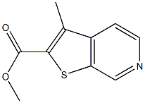 3-Methylthieno[2,3-c]pyridine-2-carboxylic acid methyl ester Struktur