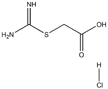 {[amino(imino)methyl]thio}acetic acid hydrochloride Struktur