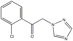 1-(2-chlorophenyl)-2-(1H-1,2,4-triazol-1-yl)ethanone Struktur