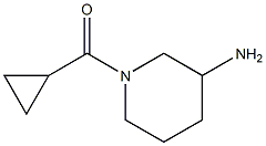 1-(cyclopropylcarbonyl)piperidin-3-amine Struktur