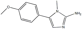 5-(4-methoxyphenyl)-1-methyl-1H-imidazol-2-amine Struktur